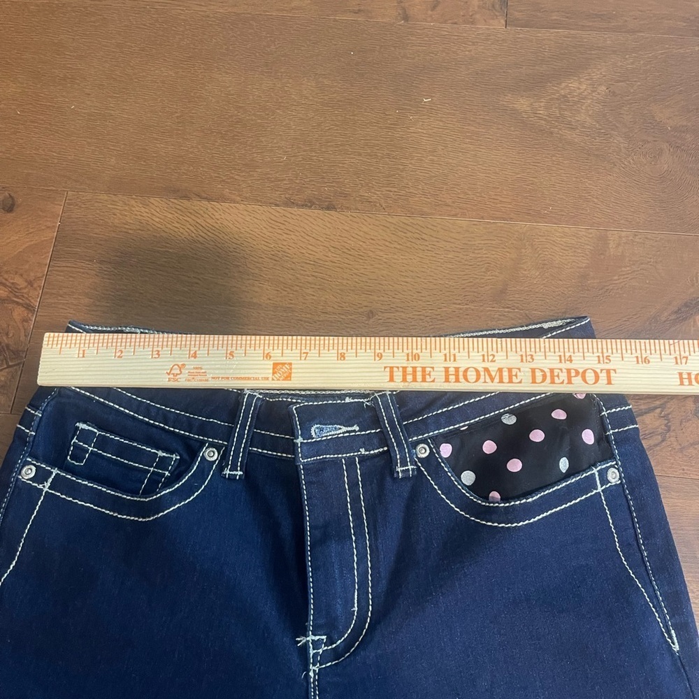 Women’s Custom Upcycled Bell Bottom Boho Revival Jeans size 6 Unique Design​​​ - Picture 13 of 15